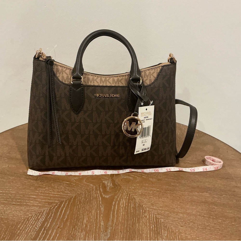 Michael Kors Brown Signature Tote Bag - Picture 2 of 7